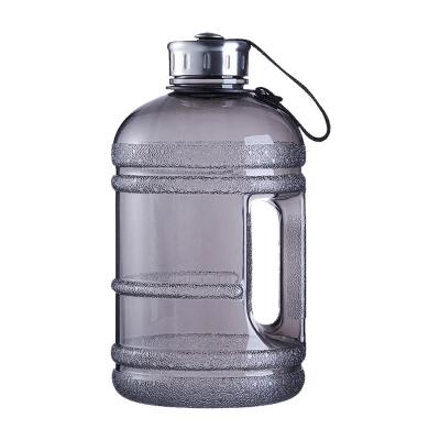 China 1.89L Large Capacity Viable High Quality Cold Free Ribbon PETG Sports Water Bottle BPA Portable Water Bottle for sale