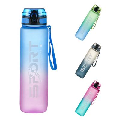 China Custom Viable Michley 1L Water Bottles Logo Wholesale Bpa Free Plastic for sale