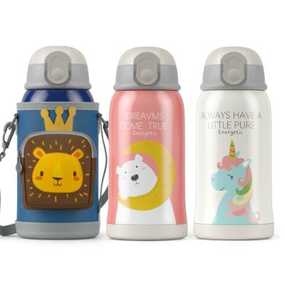 China COOKY.D Hot Selling Stainless Steel Viable Child Water Bottle Vacuum Flask Cup For Child Insulation Cartoon Thermos Mug for sale