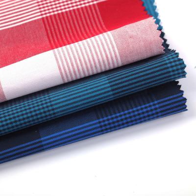 China Yongteng 100%cotton antistatic yarn dyed linen fabric one roll wholesale shirting ship for sale