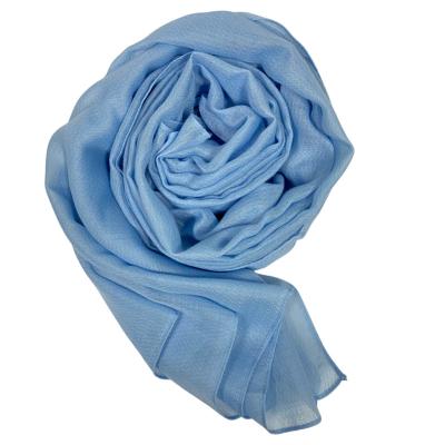 China High Quality Thick Jacquard Head Scarf Malaysia Tudung Jacquard Fashion Solid Korean Muslim Hijab for sale