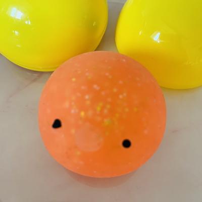 China Hot sale bright orange orange kawaii squeeze TPR mochi animal toys squishy toys for kids and adults for sale