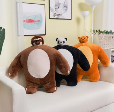 China 2021 Super Hot Gift Plush Toy Weighted Sensory Soft Bear Animal Weighted Plush Stuffed Toys for sale