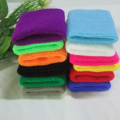 China Men's and women's outdoor fitness breathable wristbands sports towel wristbands sports protectors wiping sweat wristbands for sale