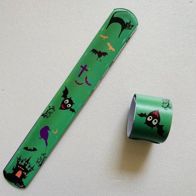 China China Halloween Slap Bracelet Themed Slap Bracelets Toys Slap Bracelets Bangles For Happy Halloween Favors for sale