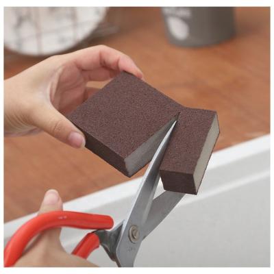 China Bathroom Viable Sponge Kitchen Protective Sponge Magic Cleaning Abrasive Sanding Sponge for sale