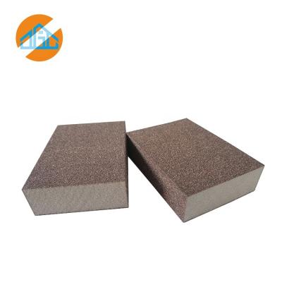 China Manual Grinding Sponge Sanding Block for Wood, Paint, Metal Sponge Grinding Polishing Sanding Pad for sale