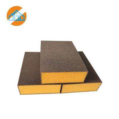 China Hand Polishing Sanding Sponge for Wet and Dry Sanding Washable Reusable Sponge for Drywall Metal Wood Sanding Sponge for sale