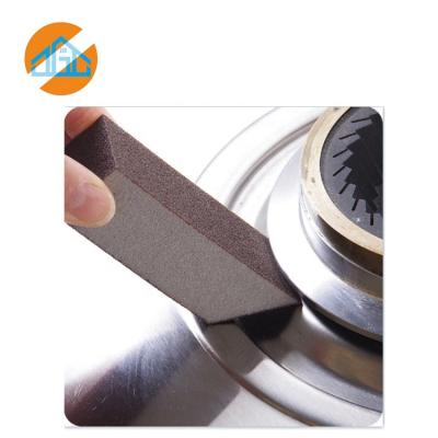 China Sustainable Angled Sanding Sponge Cut Into Small Pieces Easy To Clean Slot Rust Cleaning Sanding Sponge Angled for sale