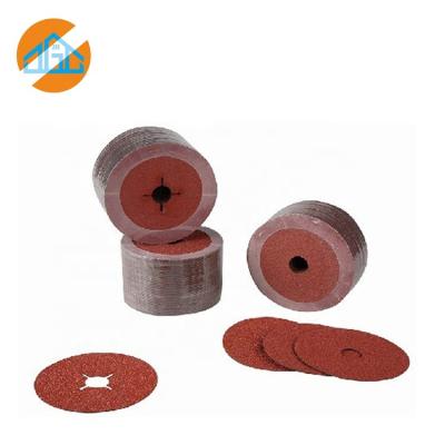 China High Quality Round Fiber Resin Aluminum Oxide Disc Metal Fiber Sanding Grinding and Polishing Discs for sale