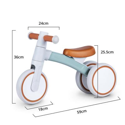 China Aluminum Balance Bike 1 2 3 4 Years With Helper Wheel Learn To Walk Toys For Cycling Kids Tricycle Child Balance Bike for sale