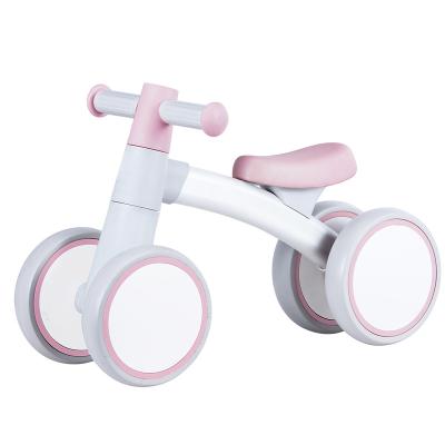 China High Quality 1-4 Years Old Aluminum With Help Wheel Learn To Walk Toys For Cycling 4 Wheel Kids Balance Bike for sale