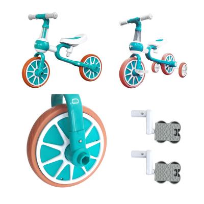 China New Steel Kids Balance Bike Ride on Car Scooter Toddler Bike 3 in 1 Kids Balance Tricycle Bike for sale