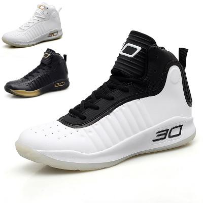 China Wholesale Big Size Breathable/Comfortable Custom Design White High End Lace Up Fitness Sneaker Shoes Men Basketball for sale