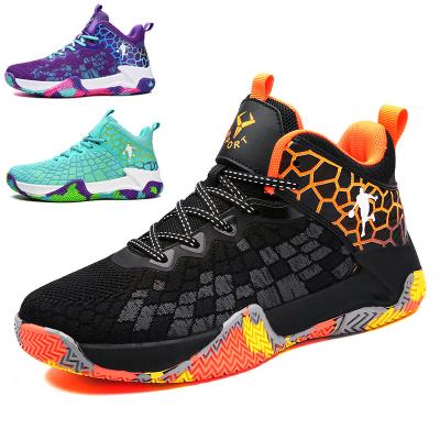 China Breathable / Comfortable Outdoor Running Shoe OEM Sport Logo Men New Size Cheap Used Basketball Shoes for sale