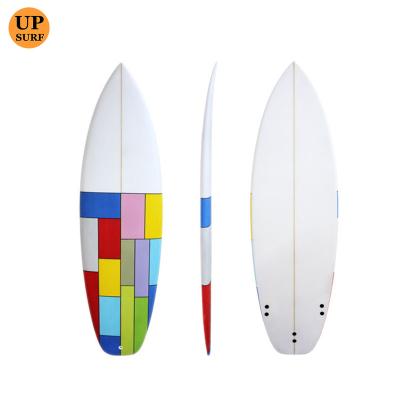 China Unisex Custom Surfboards Airbrush Designs Surf Board With Deck Protection for sale