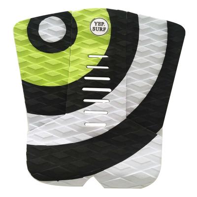 China High Quality Colorful Tail Surf EVA Traction Pad / 3M Front / Long Pads Colorful Deck Pad for sale