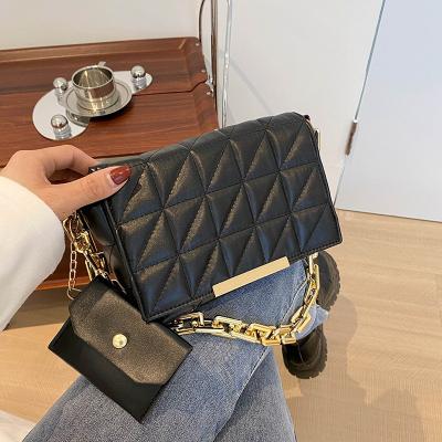 China Other 2022 Ladies Designer Girls Handbags Set Pu Leather Messenger Shoulder Bag Women Luxury Purses and Handbags for sale