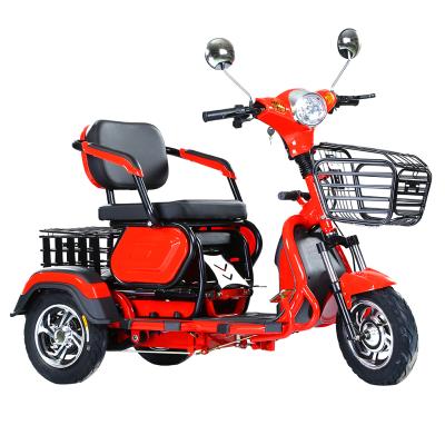 China Customizable Leisure 3 Wheel CE L2 48V 60V 500W Passenger Electric Tricycle for sale