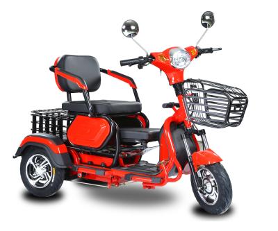 China Passenger Battery Powered Adult Electric Tricycle With Disc Brake Electric Tricycle For 2 Person for sale