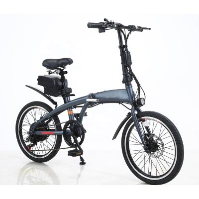 China Wholesale 36V 250W 6 Speed ​​Steel Lithium Battery 20 Inch Electric Folding Bike for sale