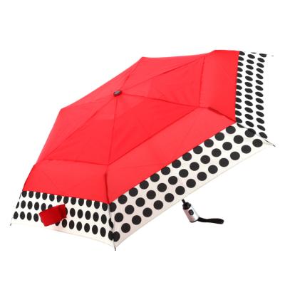 China Full automatic doble fold daily life umbrella 3 layers with vent telescopic portable automatic open narrow red umbrella for sale