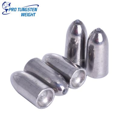 China Standard Size Tungsten Bullet Worm Wholesale Weight, Tungsten Lure Head 97% Purity for sale