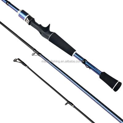 China Chameleon 24T Bass Fishing One Piece Carbon Head Fishing Rod With Carbon Fiber Four-axle Cloth for sale