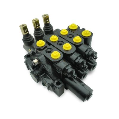 China Construction machinery Manufacture Price high quality custom Manual Monoblock Sectional hydraulic directional control valves for sale