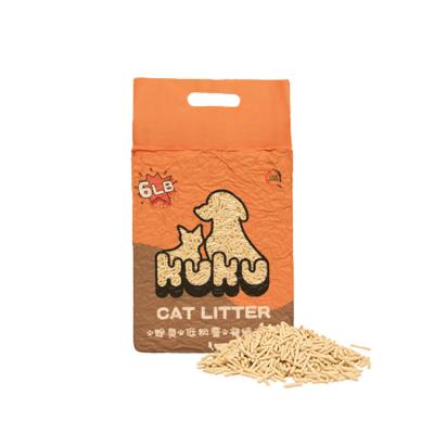 China Eco - Friendly Ball Shape Bentonite Clumping High Output / Kitty Cat Litter Not Soil Tofu Cat Litter for sale