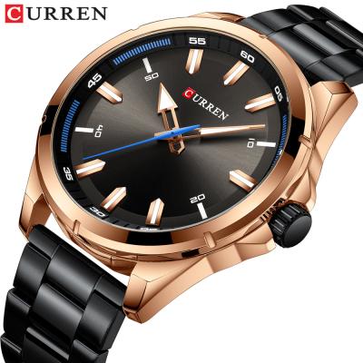 China CURREN 8320 Automatic Date Men's Quartz Watch Japanese Movement Business Steel Band Single Watch for sale