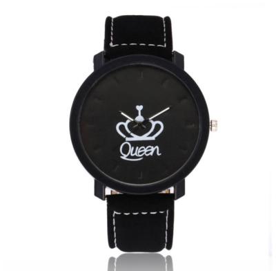 China Fashionable Auto Date Personality King and Queen Crown Watches Couple Watches for sale