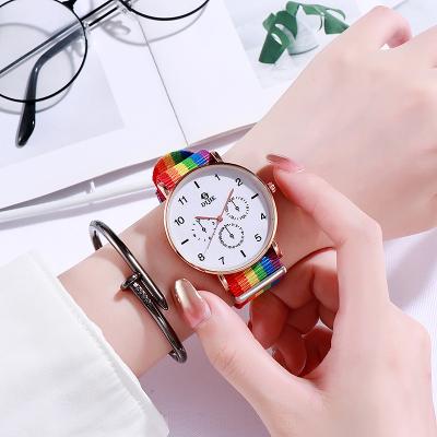 China Central Institute of Statistics University wind watch chronograph Korean version trend literature retro small and simple waterproof cool senator art department for sale