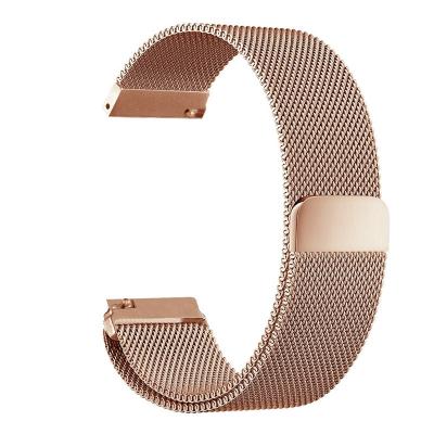 China Wholesale Retail Stainless Steel Stain 20mm Magnet Strap Milan Mesh Belt Ladies Watch Strap for sale