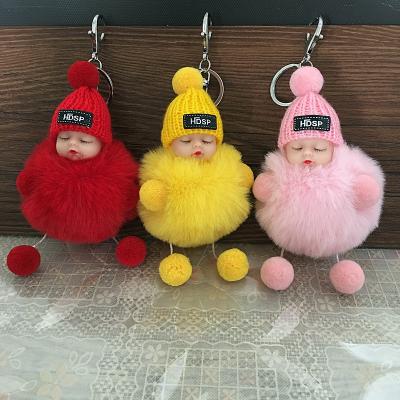 China Diy Cute Cute Jewelry Accessories Cute Key Chain Doll Fun Plush Handbags Ornaments Hanging Decoration for sale