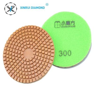 China Dry Diamond Floor Polishing Pad Metal Nest Package Gross Weight 0.740kg Can Customize for sale