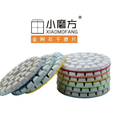 China Package Gross Weight 0.740kg Diamond Resin Binder Polishing Pad for Granite Marble Tiles for sale