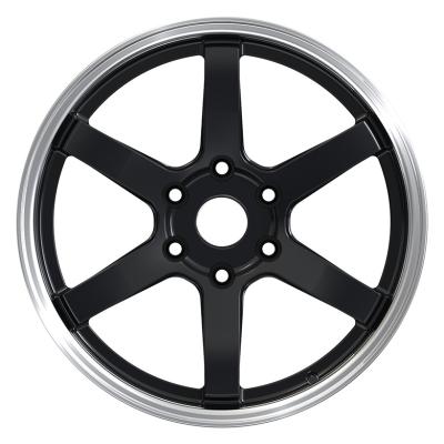 China Custom Six Spoke Aluminum Alloy Wheel Rims Car Forged Wheels 1 Piece Passenger Car Forged Wheels for sale