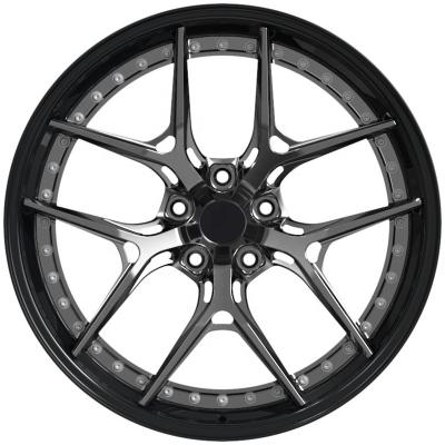 China GVICHN Brand Aluminum Custom Forged 2 Piece Wheel 18 Inch 5 Bolt Holes 5x114.3 Forged Car Wheels for sale