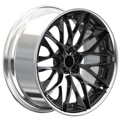 China GVICHN Brand Aluminum 2 Piece Wheel Rim 22 Inch 5x120 Custom Forged Car Wheels for sale