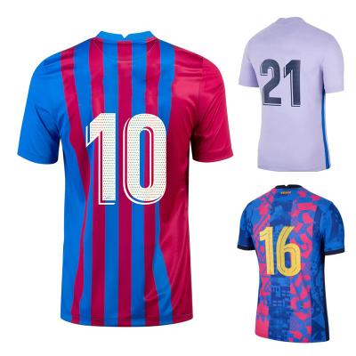 China 2022 Customs New Quick-Drying Breathable Soccer Uniform Sets Tracksuits Soccer Jerseys Boys And Kids Shirts for sale