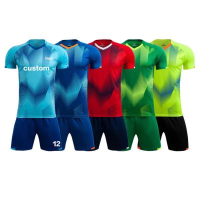 China Professional Custom Wholesale Quick-Drying Factory Football Uniform Set Jerseys for sale