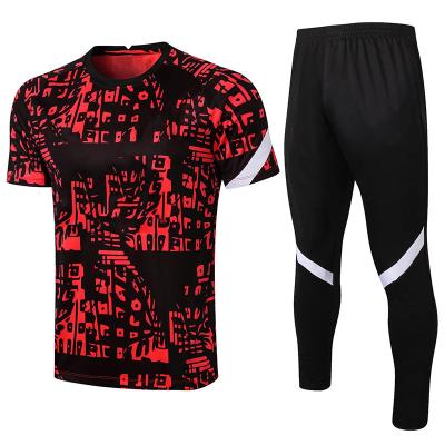 China Breathable Kids Soccer Jerseys Set Uniforms Adult Soccer Wear Customized Soccer Tracksuit Kids Soccer Training And Jogging Wear for sale