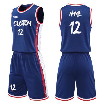 China Wholesale Men's and Women's Sports Teams Basketball Apparel Sublimation Breathable Sleeveless Basketball Tank Tops for sale