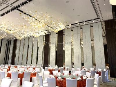 China Easy To Install Banquet Hall Partition Walls 85mm Or 100mm for sale