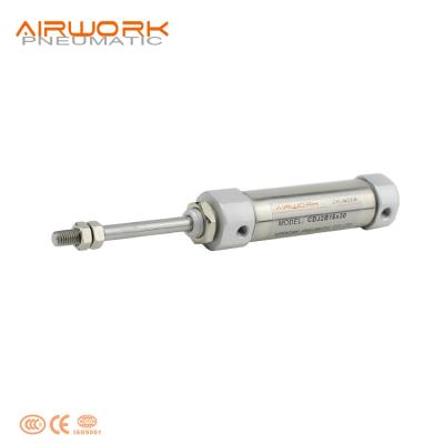 China Factory cdj2b CJ2B Pneumaric stainless steel piston air cylinder small mini adjust double acting stroke for sale