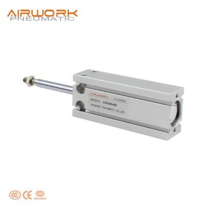 China Free Mount Factory CDU Installation Aluminum Profile Square Pneumatic Air Cylinder For Press for sale