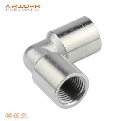 China PVF Copper Female Threaded Elbow Copper Metal Fitting Pipe Tube Mechanical Connector for sale