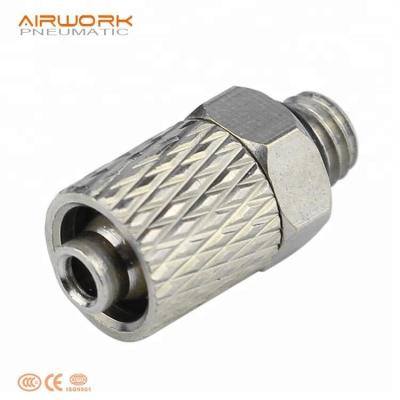 China Factory pneumatic m5 mini male straight quick plug fitting air hose connector for sale