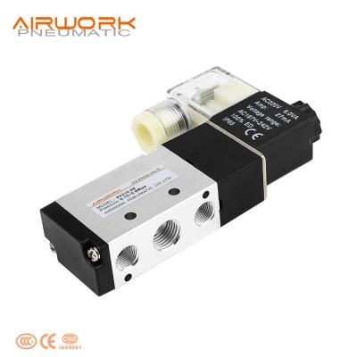 China General Airtac Type 4v210-08 5 2 Way Solenoid Valve Wiring Diagram Pneumatic Air Valve for sale